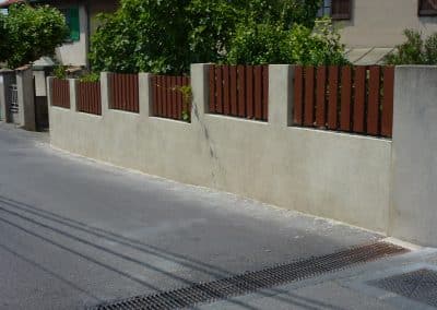 Réfection d&rsquo;une clôture à Fos-sur-Mer